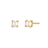 Sea Foam Studs in 18k Gold Vermeil