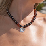 Leni Beaded Necklace Silver | PRE ORDER