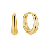 Island Glow Hoops in 18k Gold