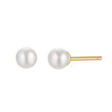 Sea Foam Studs in 18k Gold