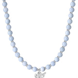 Cleo Beaded Necklace Silver | PRE ORDER
