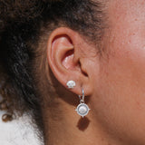 Isola Sea Earrings in Sterling Silver