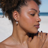 Isola Sea Earrings in Sterling Silver