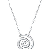 Spiral Necklace Sterling Silver