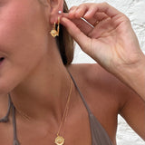 Isola Sea Earrings in 18k Gold