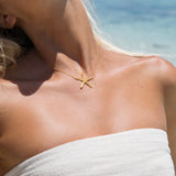 Island Sun Necklace in 18k Gold Vermeil