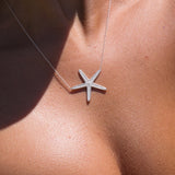 Island Sun Necklace in Sterling Silver