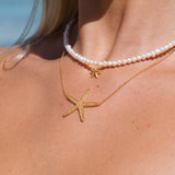 Island Sun Necklace in 18k Gold Vermeil