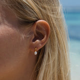 Oceane Star Earrings in 18k Gold Vermeil