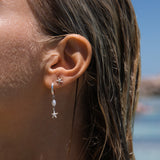 Seastar Studs in Sterling Silver