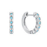 Waikiki Hoops in Sterling Silver