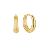 Island Glow Hoops in 18k Gold