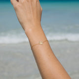 Sand Dollar Bracelet in 18k Gold Vermeil