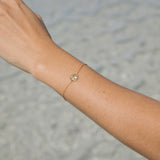 Sand Dollar Bracelet in 18k Gold Vermeil