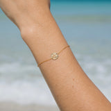 Sand Dollar Bracelet in 18k Gold Vermeil