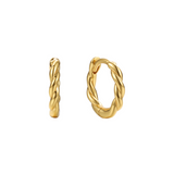 Kairos Hoops in 18k Gold Vermeil