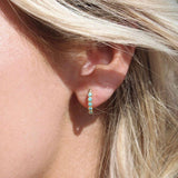 Waikiki Hoops in Sterling Silver